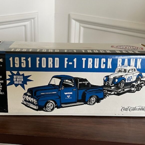 WIX (ERTL) 1951 Ford F-1 Die Cast Truck Bank (Unboxed) - Picture 1 of 2